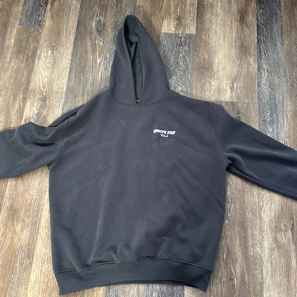 white fox hoodie